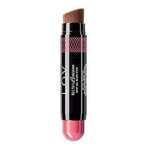 Blush stick with kabuki brush